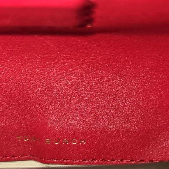 Tory Burch Miller Vibrant Red Crossbody Bag - Picture 2 of 7